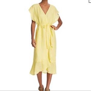 NWT Joie Linen Wrap Dress